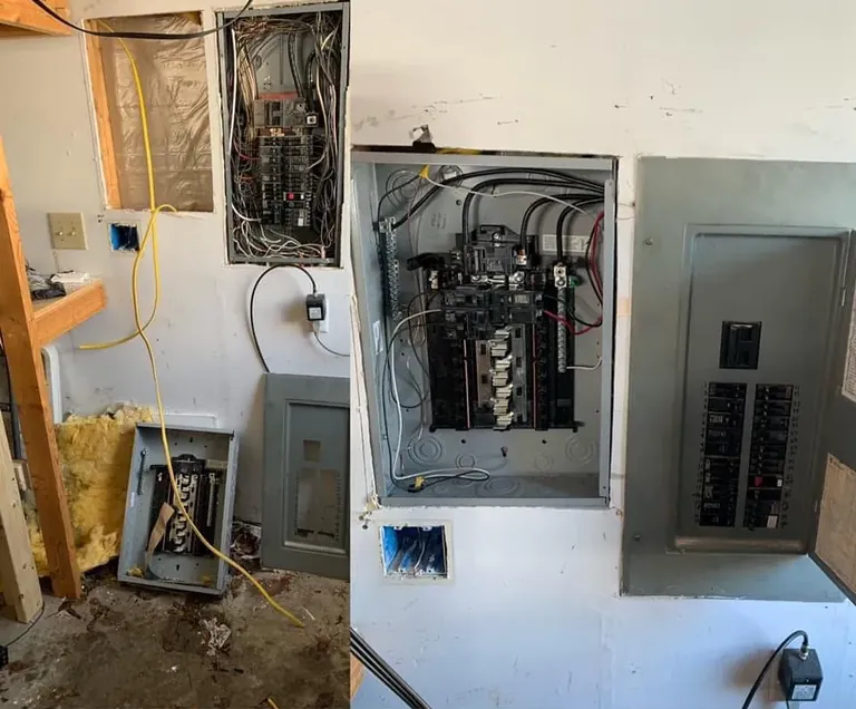 Electrical panel upgrade and breaker work
